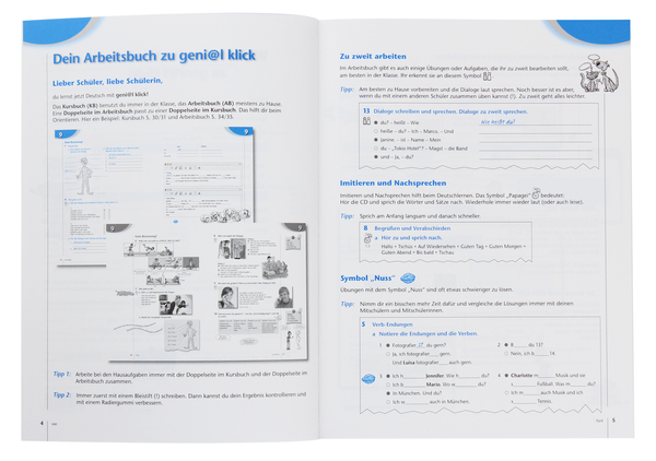 [object Object] «geni@l klick. Arbeitsbuch A1.2», авторів Маруська Маріотта, Біргітта Фрьоліх - фото №4 - мініатюра