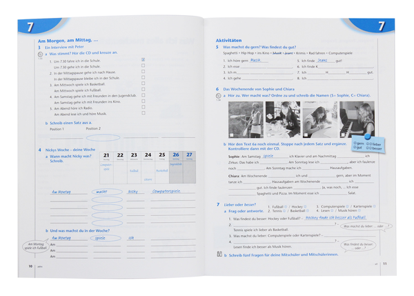 [object Object] «geni@l klick. Arbeitsbuch A1.2», авторів Маруська Маріотта, Біргітта Фрьоліх - фото №5 - мініатюра