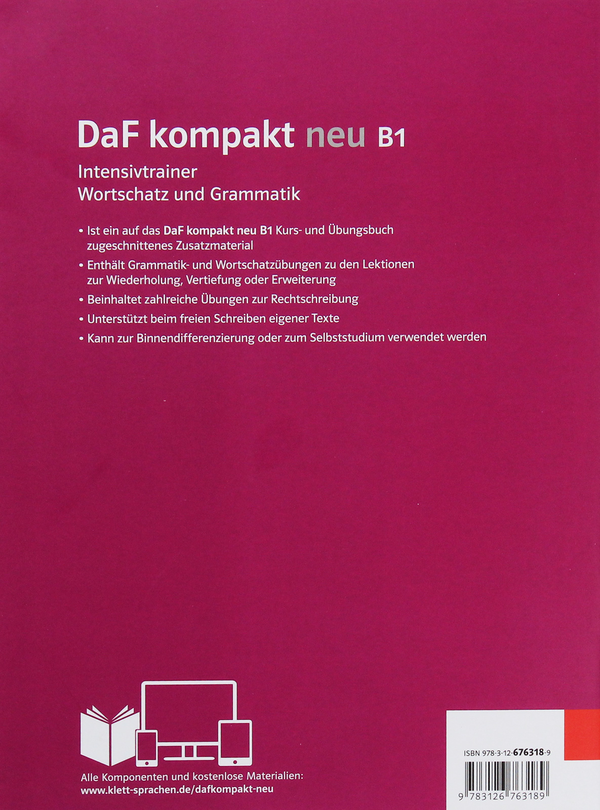 Бумажная книга «DaF kompakt neu B1. Wortschatz und Grammatik» - фото №1
