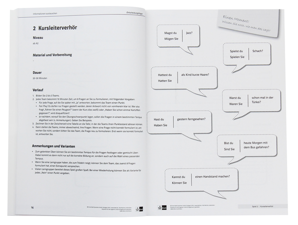 Бумажная книга «Deutsch als Fremdsprache. 44 kommunikative Spiele» - фото №1