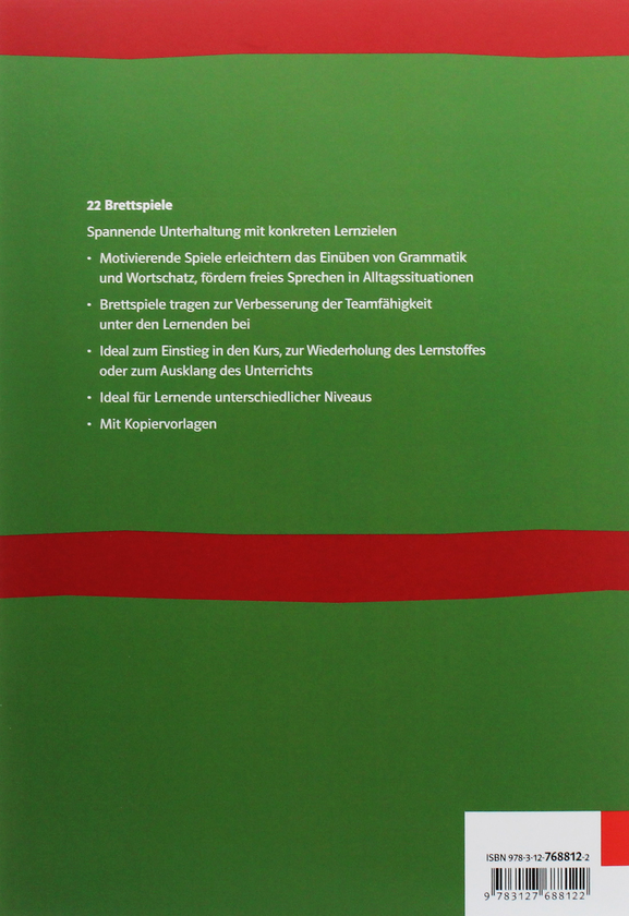 Бумажная книга «Deutsch als Fremdsprache. 22 Brettspiele » - фото №1