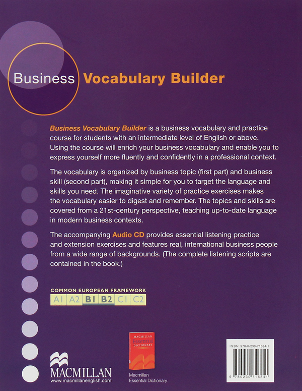 Паперова книга «Business Vocabulary Builder. Intermediate to Upper-intermediate», автор Пол Еммерсон - фото №1