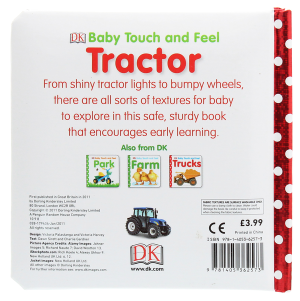 Паперова книга «Baby Touch and Feel Tractor» - фото №1
