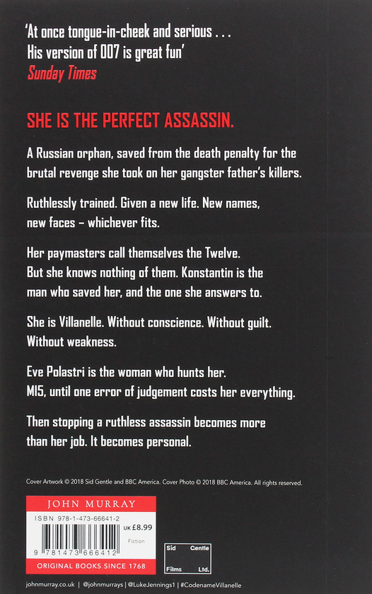 Паперова книга «Killing Eve. Codename Villanelle», автор Люк Дженнінгс - фото №1