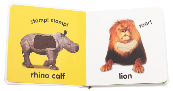 Бумажная книга «Baby Touch and Feel Wild Animals» - фото №1