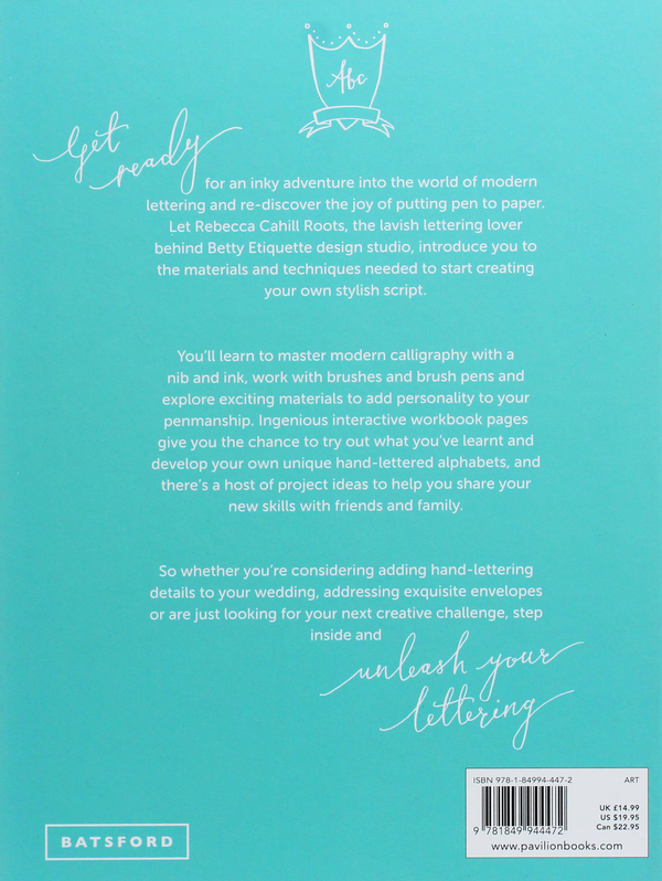Паперова книга «Modern Lettering. A Guide to Modern Calligraphy and Hand Lettering», автор Ребекка Кехілл Рутс - фото №1