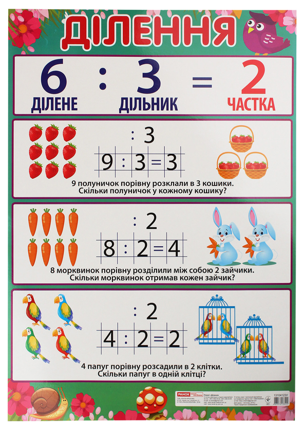 Книга Ділення. Плакат