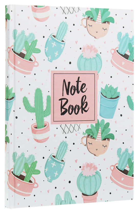 Паперова книга «Notebook Кактуси. Блокнот для записів А5» - фото №1