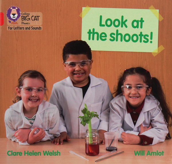 Паперова книга «Look at the shoots! Collins Big Cat Phonics for Letters and Sounds. Band 02b/Red B», автор Клер Велш - фото №1