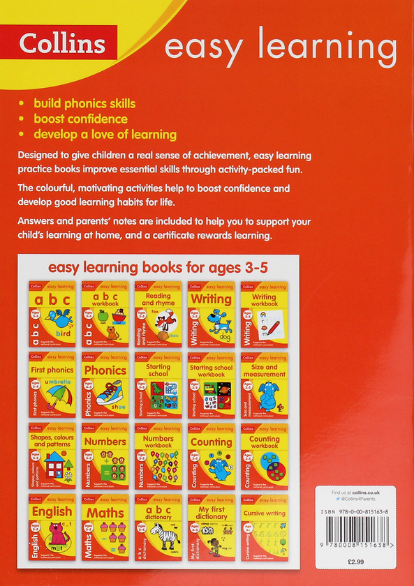 Бумажная книга «First Phonics Ages 3-4. Prepare for Preschool with easy home learning» - фото №1