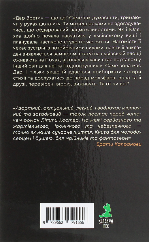 Бумажная книга «Дар Зрети», автор Литта Костер - фото №1
