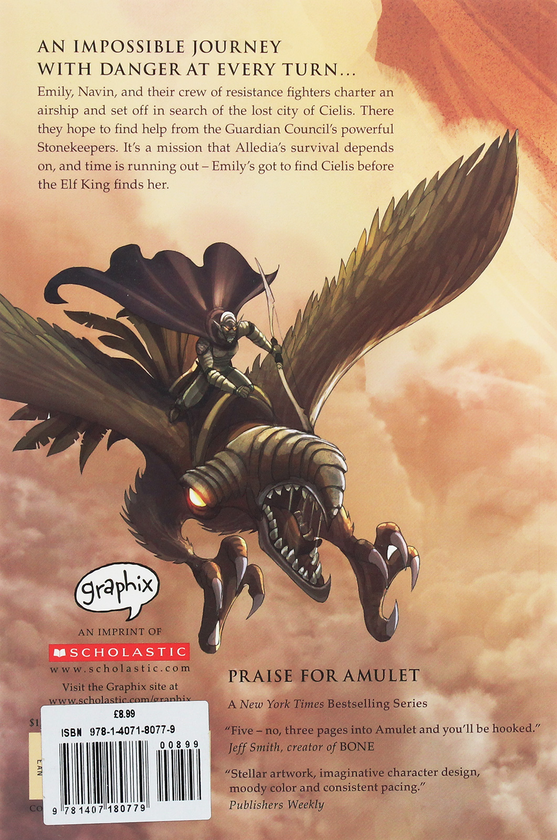 Бумажная книга «Amulet. The Cloud Searchers», автор Кадзу Кибуиси - фото №1