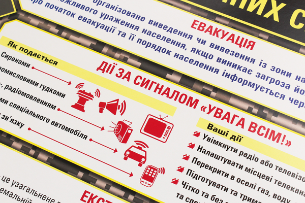 Бумажная книга «Цивільний захист у надзвичайних ситуаціях. Плакат» - фото №1