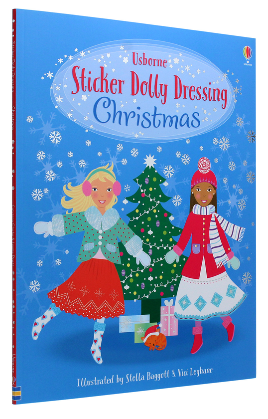 Бумажная книга «Sticker Dolly Dressing Christmas », авторов Катриона Кларк, Леоне Пратт - фото №1