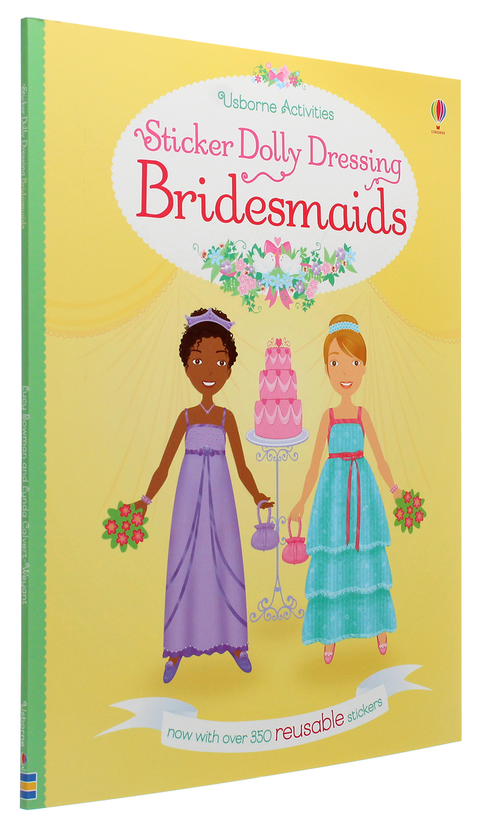 Бумажная книга «Sticker Dolly Dressing Bridesmaids», автор Люси Боумэн - фото №1
