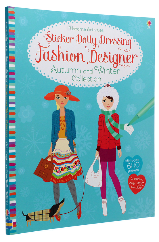 Бумажная книга «Sticker Dolly Dressing Fashion Designer. Autumn and Winter Collection», автор Фиона Уотт - фото №1