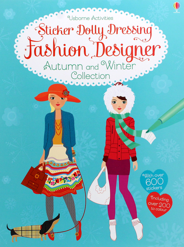 Бумажная книга «Sticker Dolly Dressing Fashion Designer. Autumn and Winter Collection», автор Фиона Уотт - фото №1
