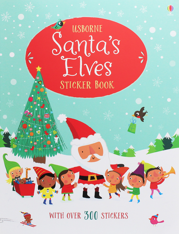 [object Object] «Santa's Elves Sticker Book», автор Фиона Уотт - фото №1