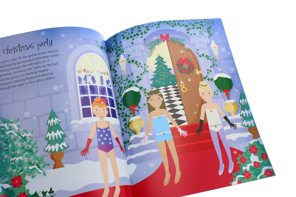 Бумажная книга «Sticker Dolly Dressing Christmas », авторов Катриона Кларк, Леоне Пратт - фото №1