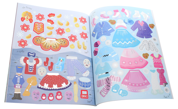 Бумажная книга «Sticker Dolly Dressing Christmas », авторов Катриона Кларк, Леоне Пратт - фото №1