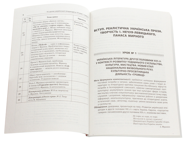 [object Object] «Усі уроки української літератури. 10 клас. I семестр» - фото №4 - мініатюра