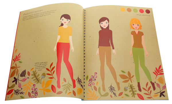 Бумажная книга «Sticker Dolly Dressing Fashion Designer. Autumn and Winter Collection», автор Фиона Уотт - фото №1
