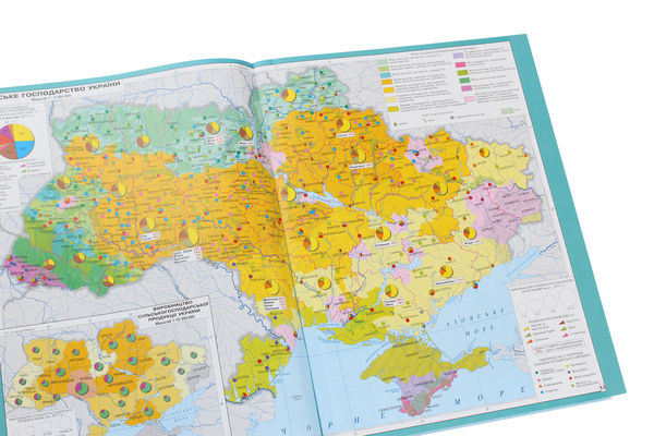 Бумажная книга «Географія. 9 клас. Атлас (+ контурні карти)» - фото №1