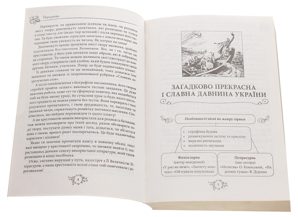 Бумажная книга «Українська література. 6 клас. Хрестоматія» - фото №1