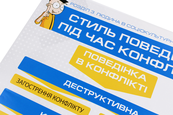Бумажная книга «Громадянська освіта. Інтегрований курс. 10 клас. Комплект із 8 двосторонніх кольорових плакатів» - фото №1