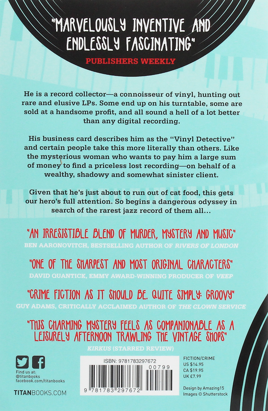 Паперова книга «The Vinyl Detective. Written in Dead Wax (Vinyl Detective 1)», автор Ендрю Картмел - фото №1