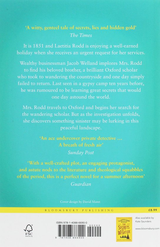 Бумажная книга «Laetitia Rodd and the Case of the Wandering Scholar», автор Кейт Сондерс - фото №1