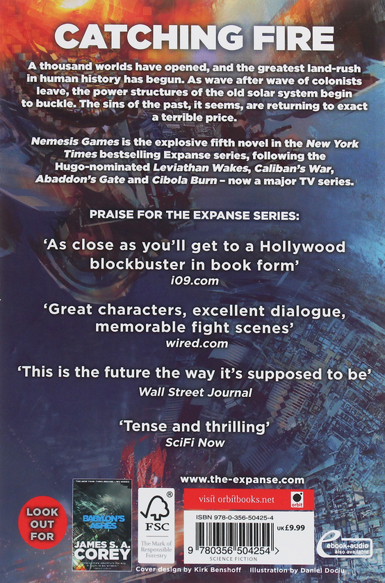 Бумажная книга «The Expanse. Book 5. Nemesis Games», автор Джеймс Кори - фото №1