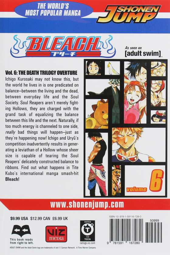 Паперова книга «Bleach. Volume 6», автор Тайто Кубо - фото №1