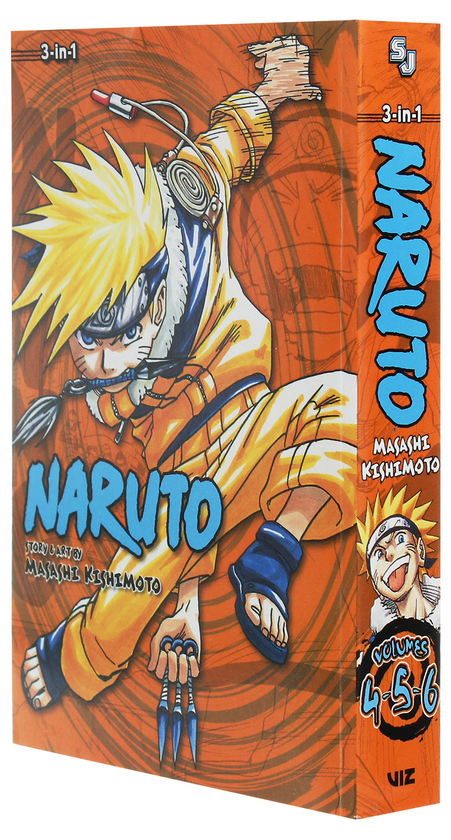 Бумажная книга «Naruto. 3-in-1 Edition. Volume 2», автор Масаси Кисимото - фото №1