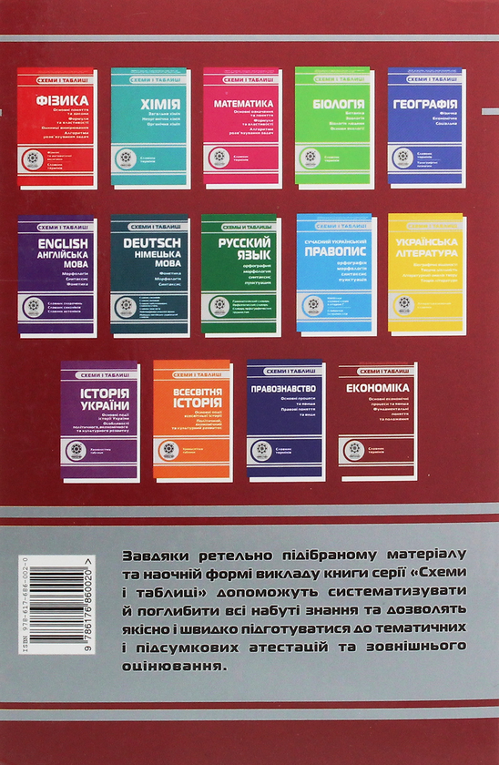 Бумажная книга «Схеми і таблиці. Економіка», автор Елена Дахнова - фото №1