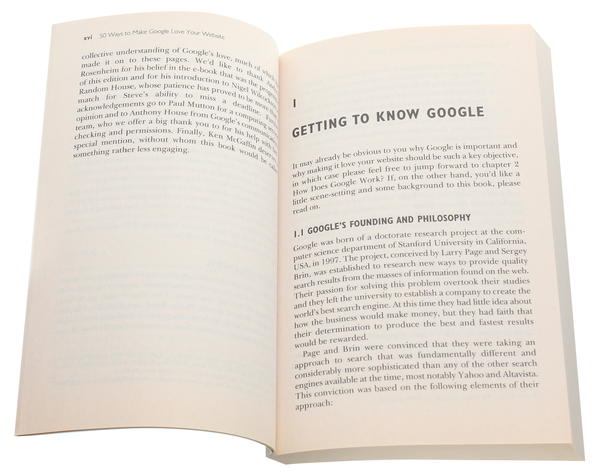 Бумажная книга «50 Ways to Make Google Love Your Website», авторов Лайан МакГи, Стив Джонстон - фото №1