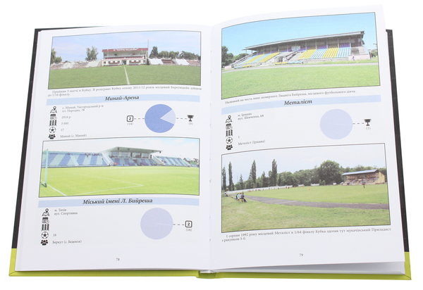 Паперова книга «Стадіони України 1992-2019» - фото №1