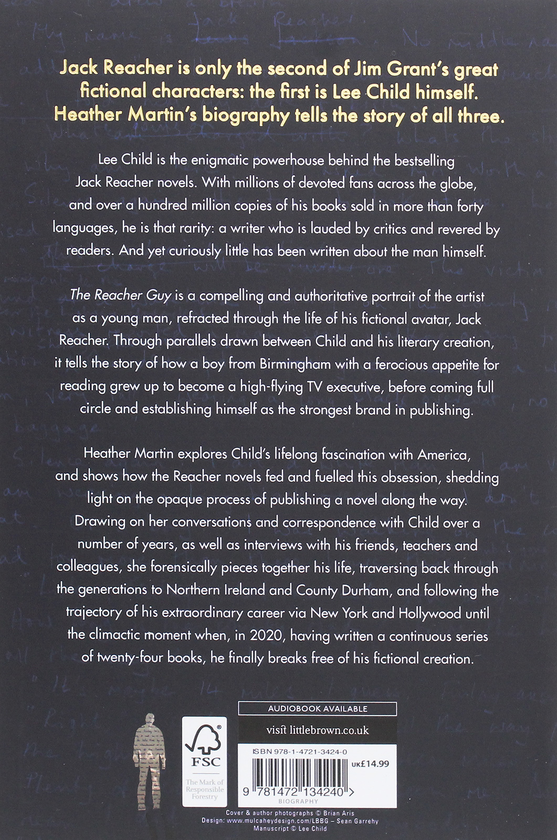 Бумажная книга «The Reacher Guy. The Authorised Biography of Lee Child», автор Хизер Мартин - фото №1