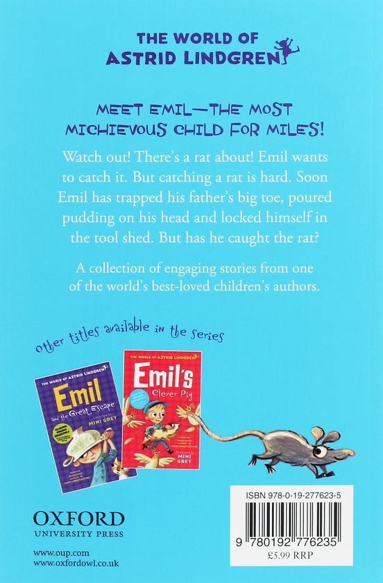 Бумажная книга «Emil and the Sneaky Rat», автор Астрид Линдгрен - фото №1