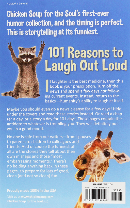 Бумажная книга «Chicken Soup for the Soul. 101 Feel Good Stories. Laughter Is the Best Medicine», автор Эми Ньюмарк - фото №1