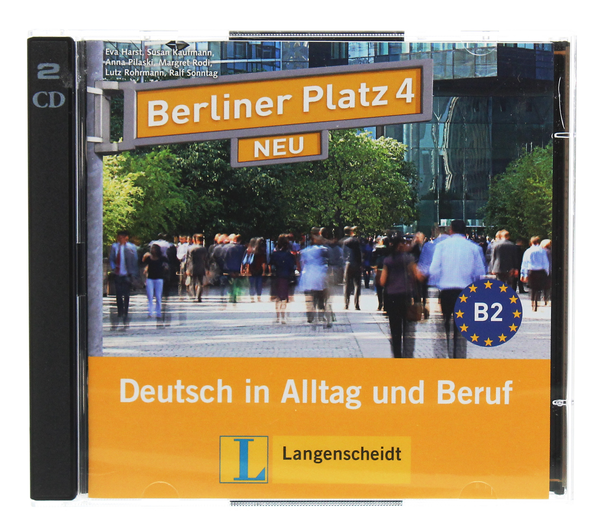 Бумажная книга «Berliner Platz 4 NEU Deutsch in Alltag und Beruf 2 Audio-CDs zum Lehrbuch», авторов Сьюзан Кауфманн, Лутц Рорманн - фото №1