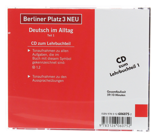 Бумажная книга «Berliner Platz 3 NEU Deutsch im Alltag Audio-CD zum Lehrbuch, Teil 1», авторов Сьюзан Кауфманн, Лутц Рорманн - фото №1