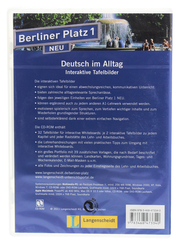 Бумажная книга «Berliner Platz 1 NEU Deutsch im Alltag Interaktive Tafelbilder auf CD-ROM» - фото №1