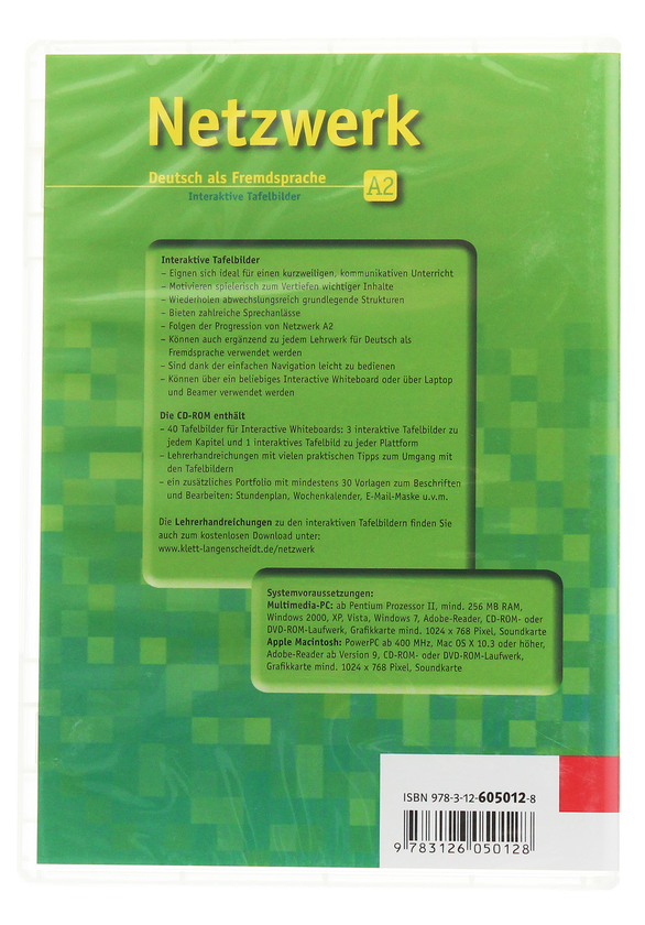 Паперова книга «Netzwerk A2 Deutsch als Fremdsprache 40 Interaktive Tafelbilder auf CD-ROM», автор Ральф-Пітер Льоше - фото №1