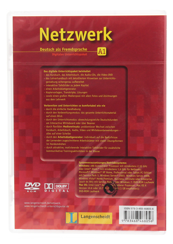 Паперова книга «Netzwerk A1. Digitales Unterrichtspaket DVD-ROM: Deutsch als Fremdsprache» - фото №1