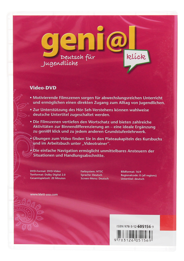 [object Object] «geni@l klick B1 Deutsch als Fremdsprache für Jugendliche Video-DVD», автор Тео Шерлінг - фото №3 - мініатюра