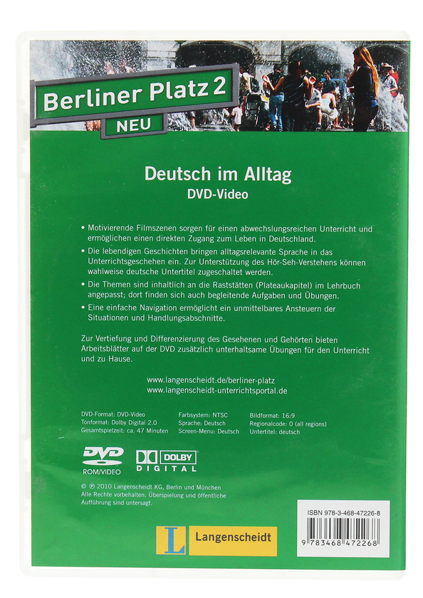 Бумажная книга «Berliner Platz 2 NEU Deutsch im Alltag DVD», автор Тео Шерлинг - фото №1
