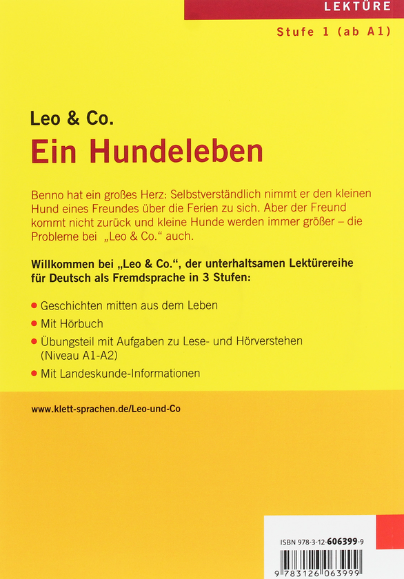 Бумажная книга «Ein Hundeleben Leichte Lektüren für Deutsch als Fremdsprache Buch mit Audio-CD», авторов Эльке Бургер, Тео Шерлинг - фото №1