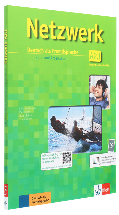 [object Object] «Netzwerk. Deutsch als Fremdsprache Kurs- und Arbeitsbuch A2.1 mit DVD und 2 Audio-CDs», авторів Тео Шерлінг, Гелен Шмітц, Пол Руш, Таня Майр-Зібер, Стефані Денглер - фото №3 - мініатюра