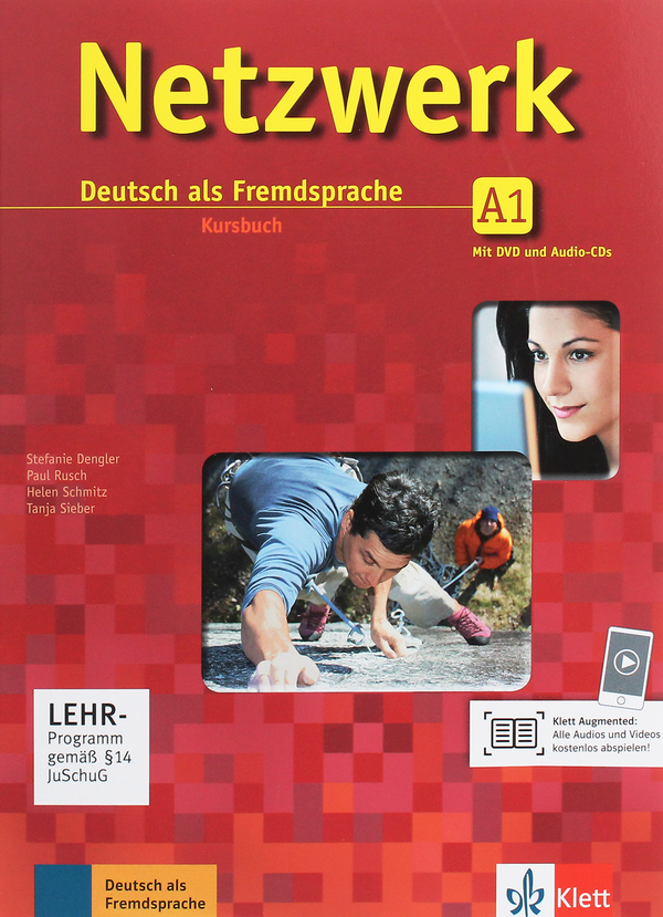 [object Object] «Netzwerk. Kursbuch A1 + 2 Audio-CDs + DVD», авторів Тео Шерлінг, Гелен Шмітц, Пол Руш, Таня Майр-Зібер, Стефані Денглер - фото №1